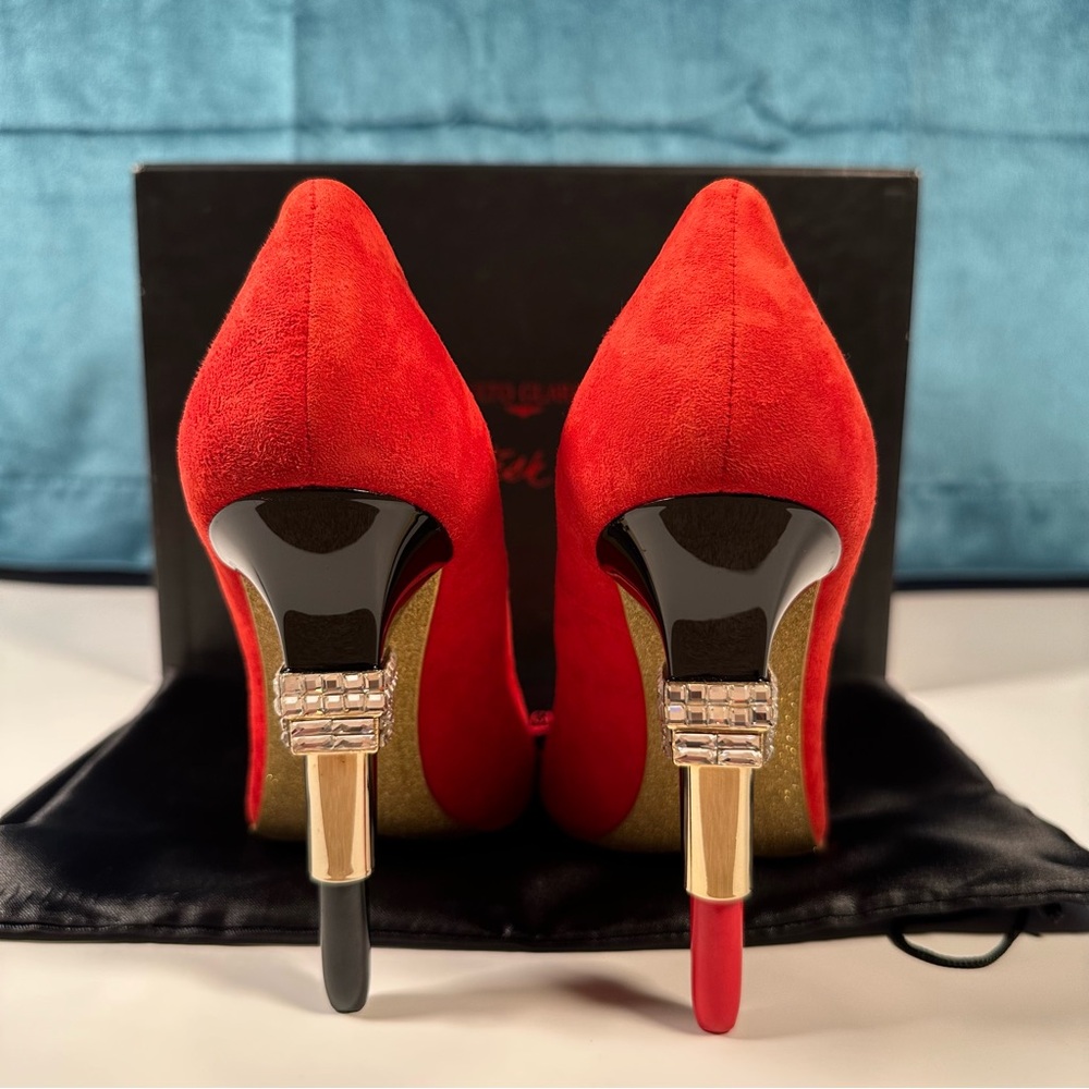 💄RARE💄 Iconic Red Suede Lipstick Heels